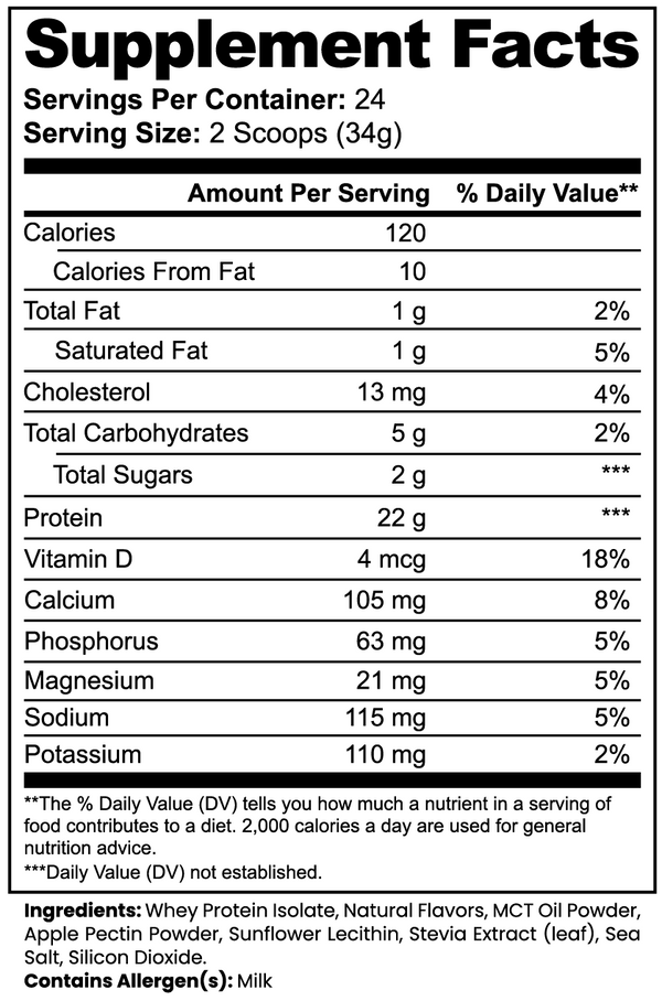 WHEY PROTEIN - VANILLA