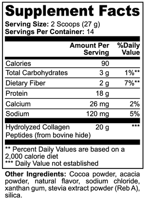 COLLAGEN PEPTIDE - CHOCOLATE