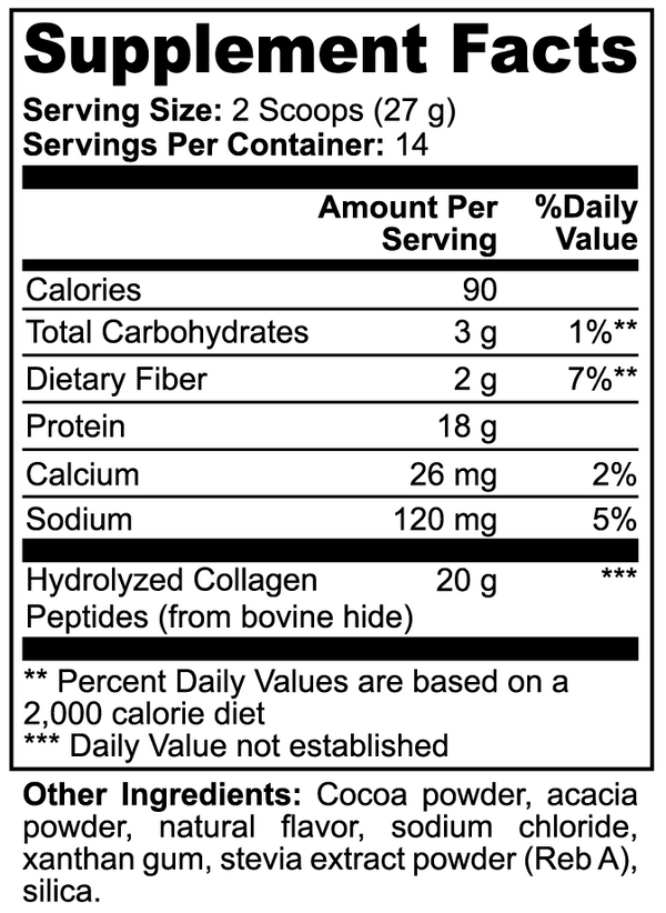 COLLAGEN PEPTIDE - CHOCOLATE